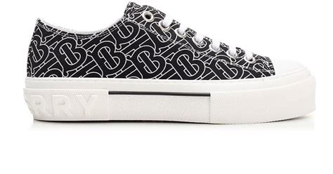 burberry sneakers black and white